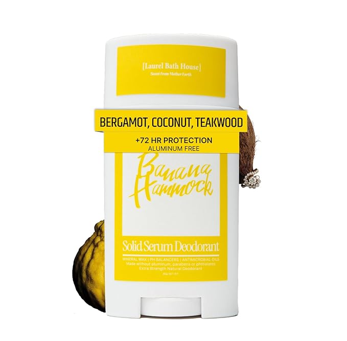 Aluminum Free Deodorant | Extra Strength 72 Hour Protection for Women &amp Men | With Natural Extracts Skincare &amp Antimicrobial Enzymes (Bergamot Coconut Teakwood)
