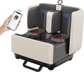 COMFIER 2-in-1 Shiatsu Foot Massager&ampFoot RestFoot and Calf Massager with APP ControlHeated Feet Massager for Foot Pain ReliefGifts for Men Women