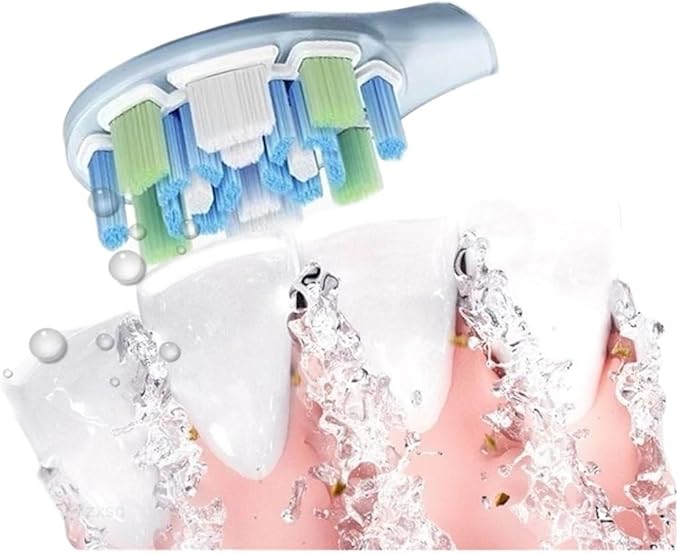 New Compatible ForXiaomi Mijia Oscillation Electric Toothbrush Brush Head 3PCS Heads Sonic Vibration Accessories Set(Clean Version)