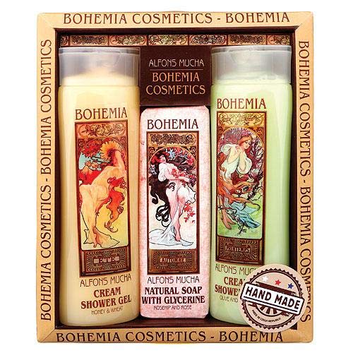 Art Nouveau Cosmetics Alfons Mucha - 2x shower gel and soap