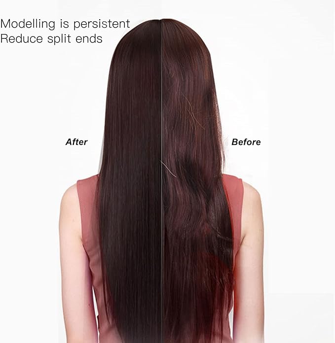 Yinhing Hair Straightener Ceramic Flat Iron with Adjustable Temperature 140-200 for Straight and Curly Hair with Essential Oil Use for Nourishment