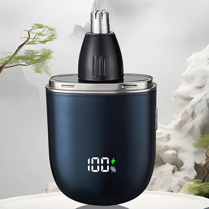 Multifunctional Hair Removal Tool with 6pcs Attachments Beard Shaver Hair Trimmer USB Charging for Travel Ear and Eyebrow Grooming Kit