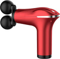 Back Massage Gun Cordless Massage Gun Handheld Massager for Back Body Muscle Relaxation Lightweight Rechargeable Red