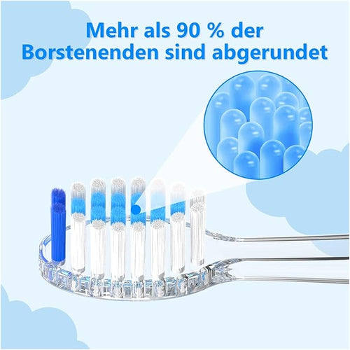 10-Pack Kids Replacement Toothbrush HeadsCompatible with Seago SG513/SG977/SGEK6/DT-K6(Pink)