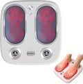DR. WELL Shiatsu Foot Massager with Warm and Vibration Deep Acupressure Electric Foot Massager for Plantar Fasciitis Neuropathy. Suitable for Home and Under-Desk use.