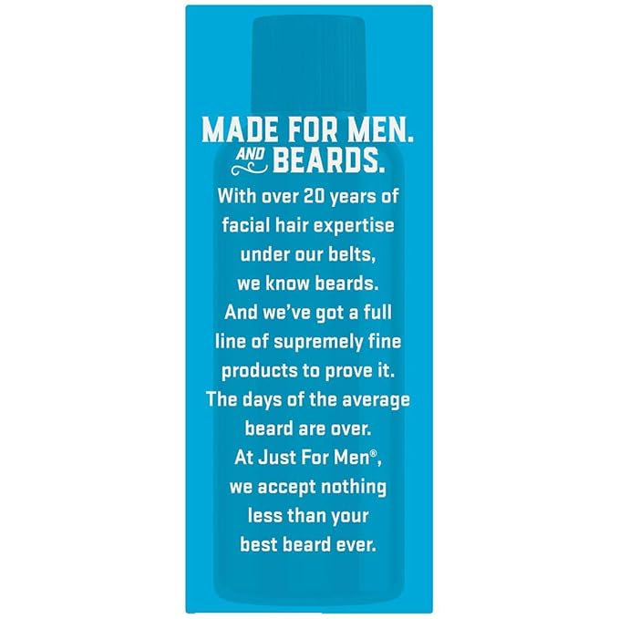 Just for Men The Best Beard Oil Ever Supports Growth Made with Vitamin E Eucalyptus Rosemary and Jojoba Oil Smoothes and Softens without clogging pores Light &amp Nongreasy 1 Fl Oz
