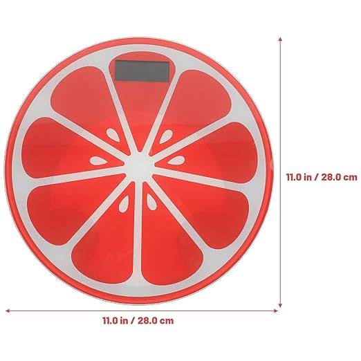 SECFOU Digital Weight Scale Watermelon Design Portable Bathroom Scale High Precision Bmi Monitor for Home Use