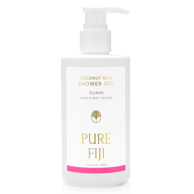 PURE FIJI Coconut Milk Shower Gel Guava (9.47 Fl. Oz /280ml)