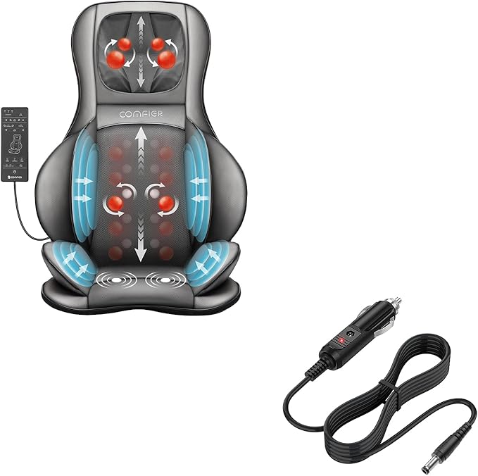 COMFIER Massager Chair &amp Car Adapter