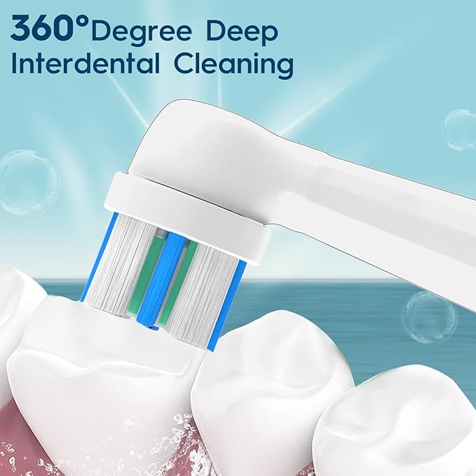 8PACK Replacement Heads Compatible with Oral B iO 3 4 5 6 7 8 9 10 Series Electric ToothbrushToothbrush Heads Compatible with Oral B iO Replacement Heads Medium Bristles for Effective Cleaning
