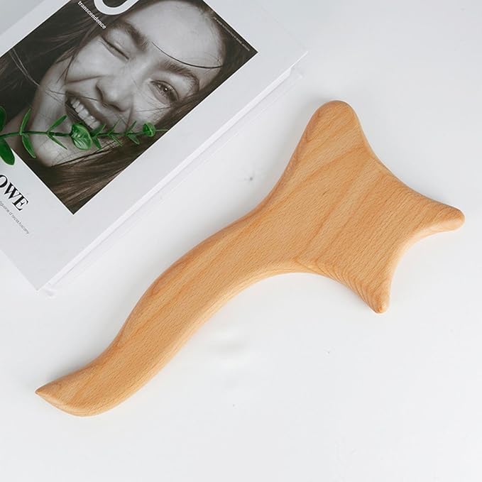 新组合东陵玉心形刮痧板 Gua Sha Facial Tools for Face &amp Body面部滚轮仪木质滚轮按摩杯刮痧套装 HomeOffice Body Electric Massagers