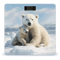 Cute Polar Bear Weight Scale Large Bathroom Scales Digital Weight with Bright LED Display Non Slip Automatic Weighing Scale Fashion Weighing Machine for Body