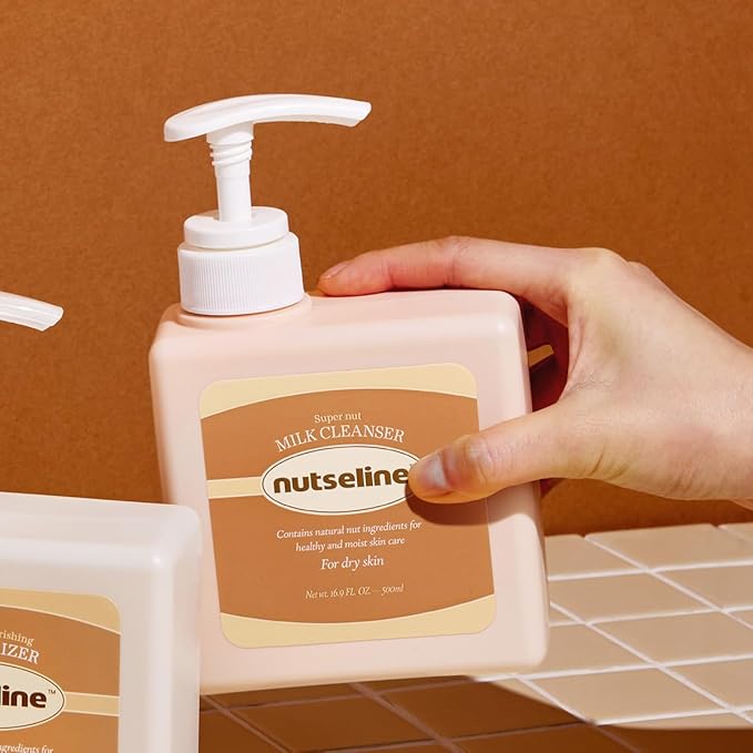 Duo: Super Nut Nourishing Moisturizer Unscented for Dry Skin &amp Super Nut Milk Body Wash