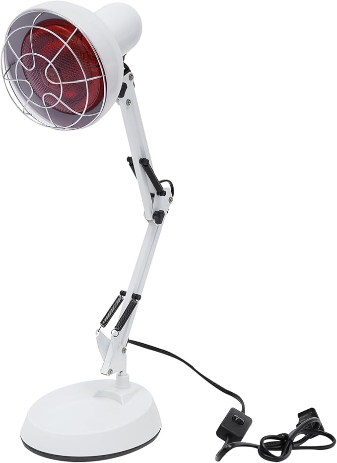 Infrared Light 150W Near Red Light Therapy Heat Lamp for Body Neck Ache Muscle Joint Back Pain Portable Infrared Heat Lamp