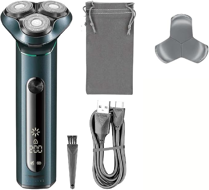 Head Shaver for Men Shaver Waterproof Razor Professional Beard Trimmer Electric Shaving Machine Rotary 3D Floating Razors for Shaving Men