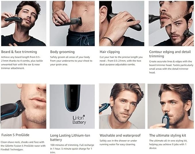 Hair Clippers for Men Grooming set hair trimmer body groomer electric shaver hair clipper for men eyebrow nose ear trimer beard stubble trimmer universal voltage