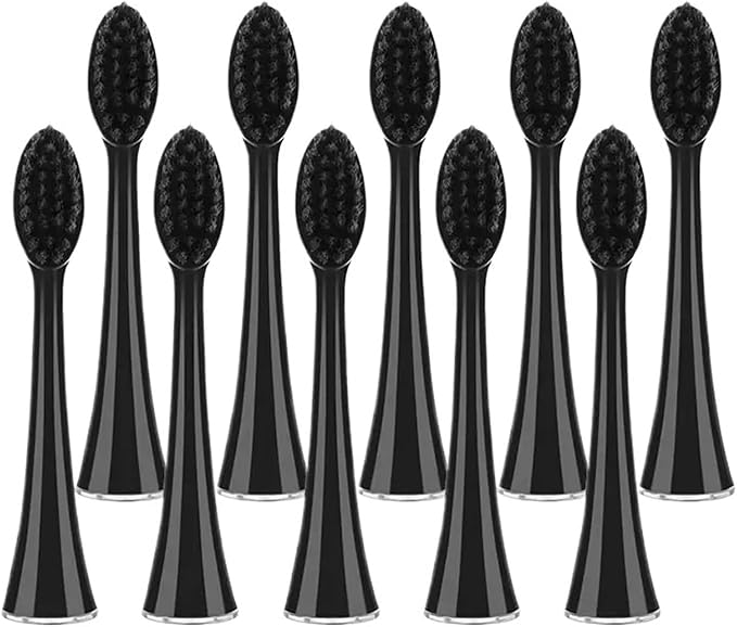Replacement Electric Toothbrush Heads 10PCS Whiting Bamboo Charcoal BrushCompatible for S9 Adults(10pcs)