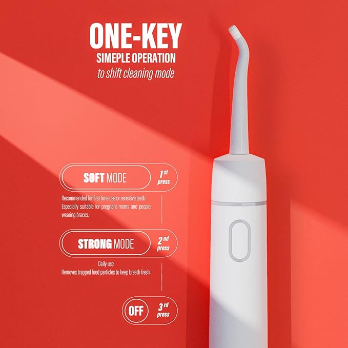 Portable Water Flosser for Teeth Professional Cordless Dental Oral Irrigator Tankless and Rechargeable IPX7 Waterproof Dental Water Flosser for Home and Travel Braces &amp Bridges Care