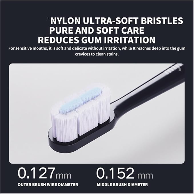 Toothbrush Head Compatible for T700 Electric Waterproof Soft Health Replacement Bristles 4/6Pcs(4pcs)