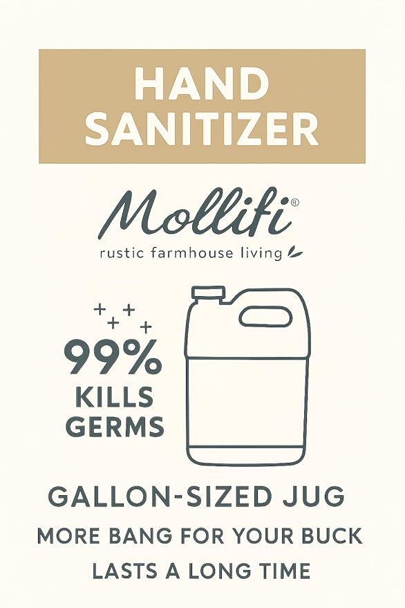 Hand Sanitizer 1 Gallon Fragrance Free PK-1 With Pump Mfr: MOL9747-12GALV3-A