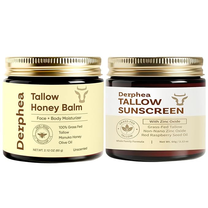 Tallow Honey Balm &amp Tallow Sunscreen