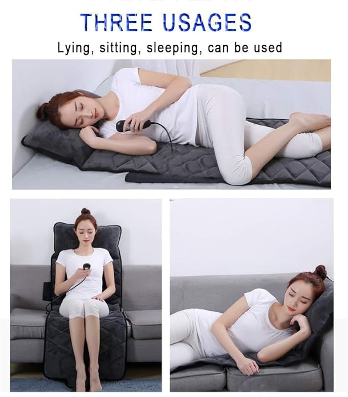 Heating Pads Massage Mat for Full Body Massage Mat Back Massager with Heat 26 Massage Mattress Pad for Neck Back Legs Relieve Fatigue and Soreness