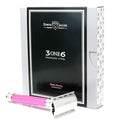 Edwin Jagger 3ONE6 DE Stainless Steel Safety Razor Grooved 1x Pack of DE Razor Blades (Anodized Pink)