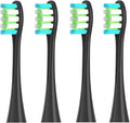 16PCS Toothbrush Heads ReplaceableCompatible for X/X PRO/ Z1/ F1/ One/Air 2 /SE Soft Bristle Brush(16pcs Black)