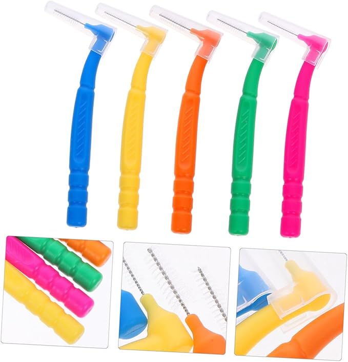 90pcs Interdental Brush for Cleaning Shaped Oral Care Tools for and Wisdom for Home Use