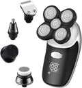 Electric Razor for Men's Electric Shaver 5 In1 Wet Dry Shaving Machine for Men Professional Set Rechargeable Electric Razor Beard Facial Grooming Kit