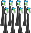 8PCSSuitable Compatible for Sense Electric Toothbrush Heads(Black)