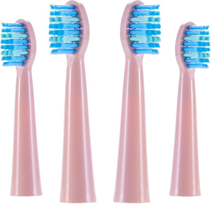 Compatible for AUX A11 Electric Toothbrush Replacement Heads Soft Brush Bristles Nozzles(8PCS Black)