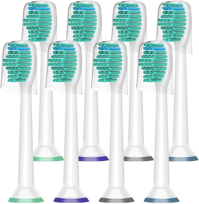 12/16/20Pcs Toothbrush HeadsCompatible for HX6780 HX6781 HX6782 HX6902 HX6910 HX6911 HX9044 HX6074 HX9024 HX6730 HX6062(12PC with Cap)