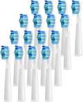 4 Pcs Electric Toothbrush Heads Compatible with Fairywill D7/D8/FW507/FW508/FW551/917/959/SG-E9(16pcs White)