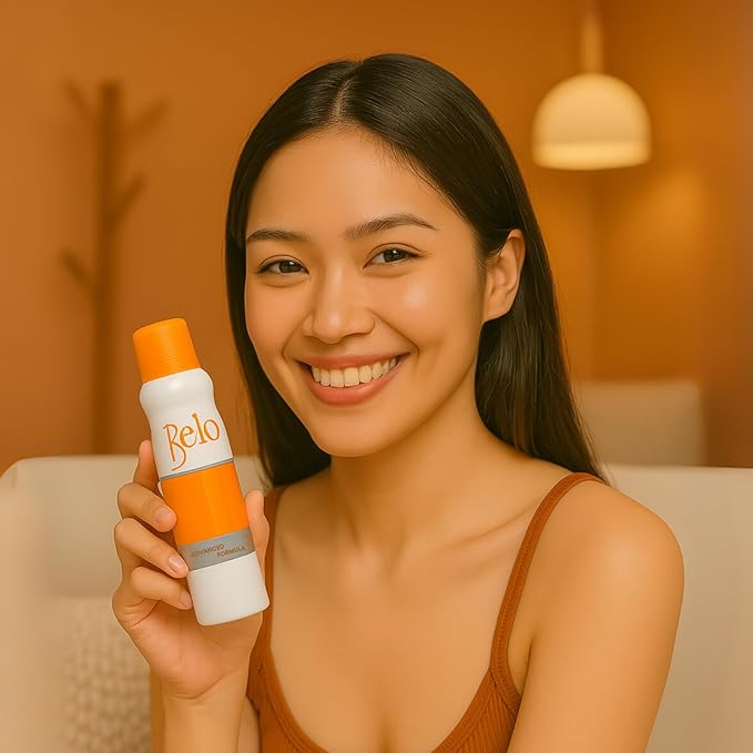 Belo Advanced Formula Odor Control Deodorant Spray with Gentle Quick Dry Protection Fresh Scent and Comfort - 140ml