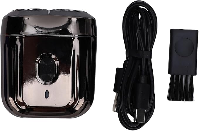 Men Beard Trimmer Premium Trimming Head Portable Rechargeable Mustache Clipper with Water Washable Design for Face Grooming and Travel