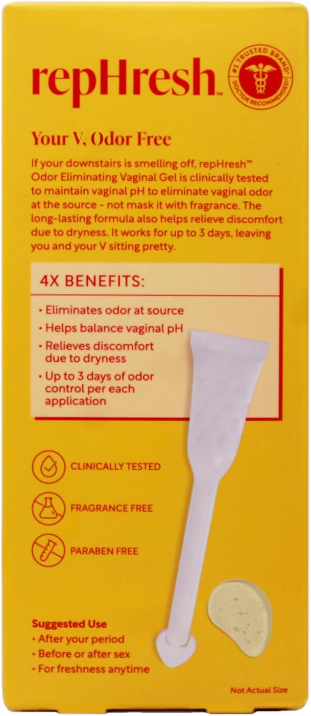 RepHresh Vaginal Gel 0.07 oz 12 Prefilled Applicators (Pack of 3)