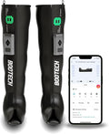 Leg Compression Recovery Boots for Circulation Cordless Air Compression Therapy System Rechargeable Massage with 5 Modes 5 Air Chambers 3H Battery with Automatic Deflation Technology (M)