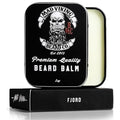 Mad Viking Fjord Beard Balm – Non-Greasy Balm to Soften &amp Style with a Medium Hold - Made with Shea Butter Beeswax &amp Premium Oils – Crisp Clean Citrus &amp Woodsy Scent Made in the USA - 2o
