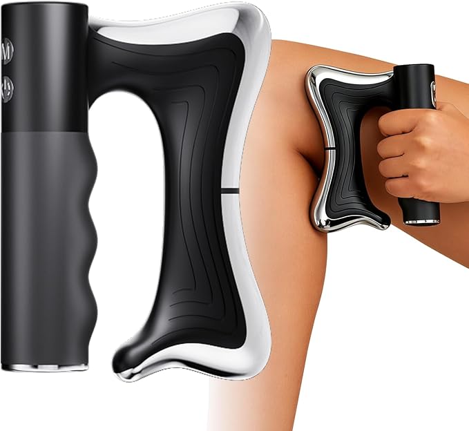 Heated Muscle Scraping ToolElectric Fascia KnifePortable Muscle Relaxation Therapy Device for Belly Arm Waist Leg