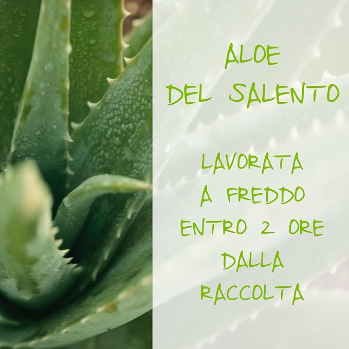 Omia Dermo Eco Bio Bath with Aloe Vera of Salento Gentle and Refreshing Body Wash Dermatologically Tested Vegan Formula and Nickel Dermatologically Tested 400ml Bottle