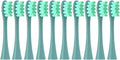 10PCS Replacement Brush HeadsCompatible for Flow/X/X PRO/F1/One/Air 2 Toothbrush Head(Green)