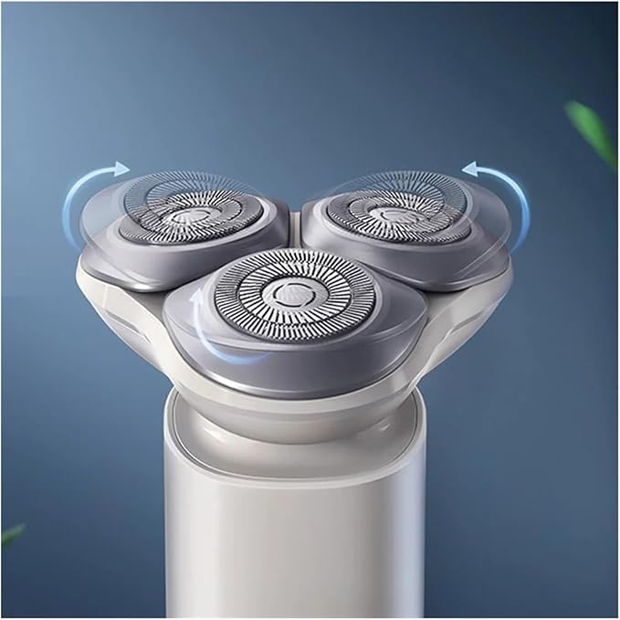 Electric Shavers Replace Blade Beard Trimmer Razor Hair Shaving Replacement Head-Blue+SilverCompatible for Mijia S101