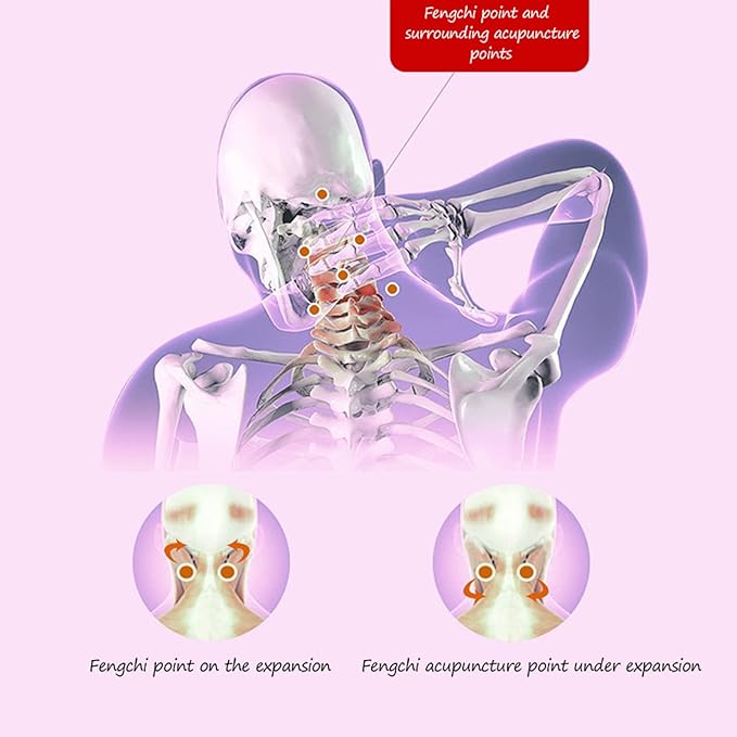 Elitzia Cervical Spine Massage Instrument to Soothe Shoulder and Neck Pain Elimination Rich Package ETJIN04 (Blue)