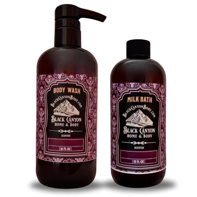 Black Canyon Pumpkin Spice Scented Body Wash &amp Milk Bath Set