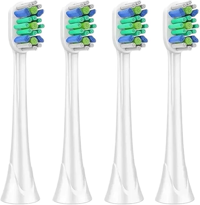 4 PCS Electric Toothbrush Replacement Head Tooth Brush HeadsCompatible for HX3/6/9 Series(BL552)
