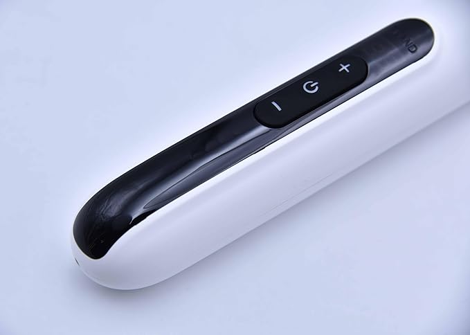Electric Back Massager Handheld Deep Massager Muscle Relaxation Long Handle Big Cordless Rechargeable with Multiple Speeds White