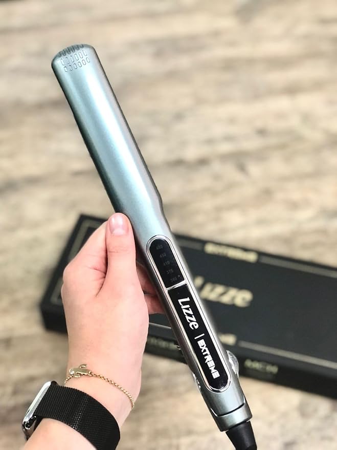 Lizze Extreme Professional Hair Straightener | Original Nano Titanium Technology Straightens Dry Frizzy Hair Curls | 250 Deg. C. (480'f) - 110 Volts : Beauty &amp Professional Care