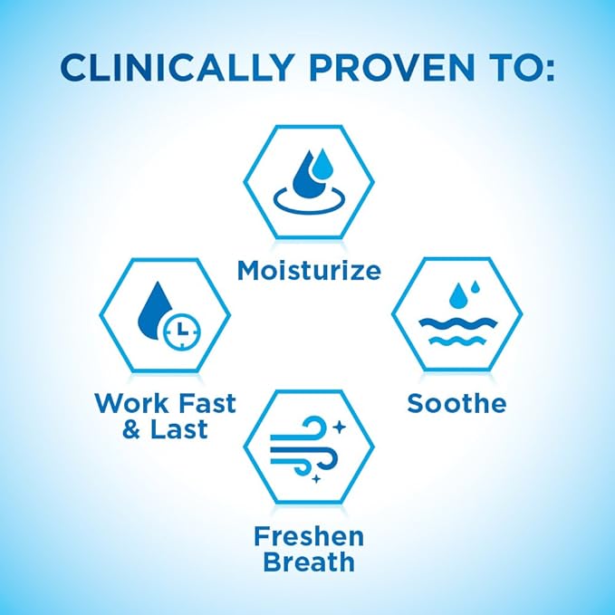 Biotene Fresh Mint Moisturizing Oral Rinse Mouthwash Alcohol-Free for Dry Mouth 33.8 ounce &amp Biotene Dry Mouth Lozenges Refreshing Mint 81 Count