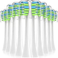 10PCS Replacement Toothbrush Heads Compatible for 7am2m AM101/AM105 Electric Vacuum Soft Bristle Nozzles(10PCS White)